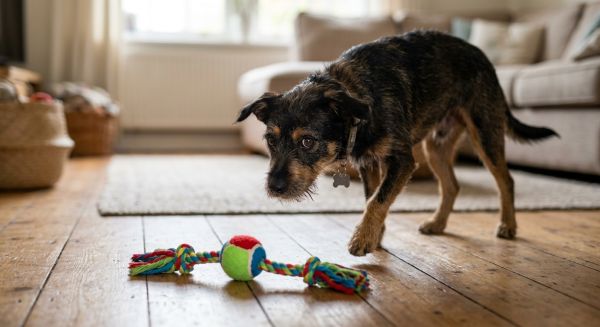 Comment introduire un nouveau jouet à mon chien qui a peur des objets inconnus ?