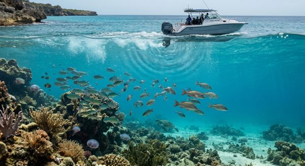 Comment le bruit des moteurs de bateau affecte-t-il la vie marine et que peut-on faire pour atténuer cet impact ?